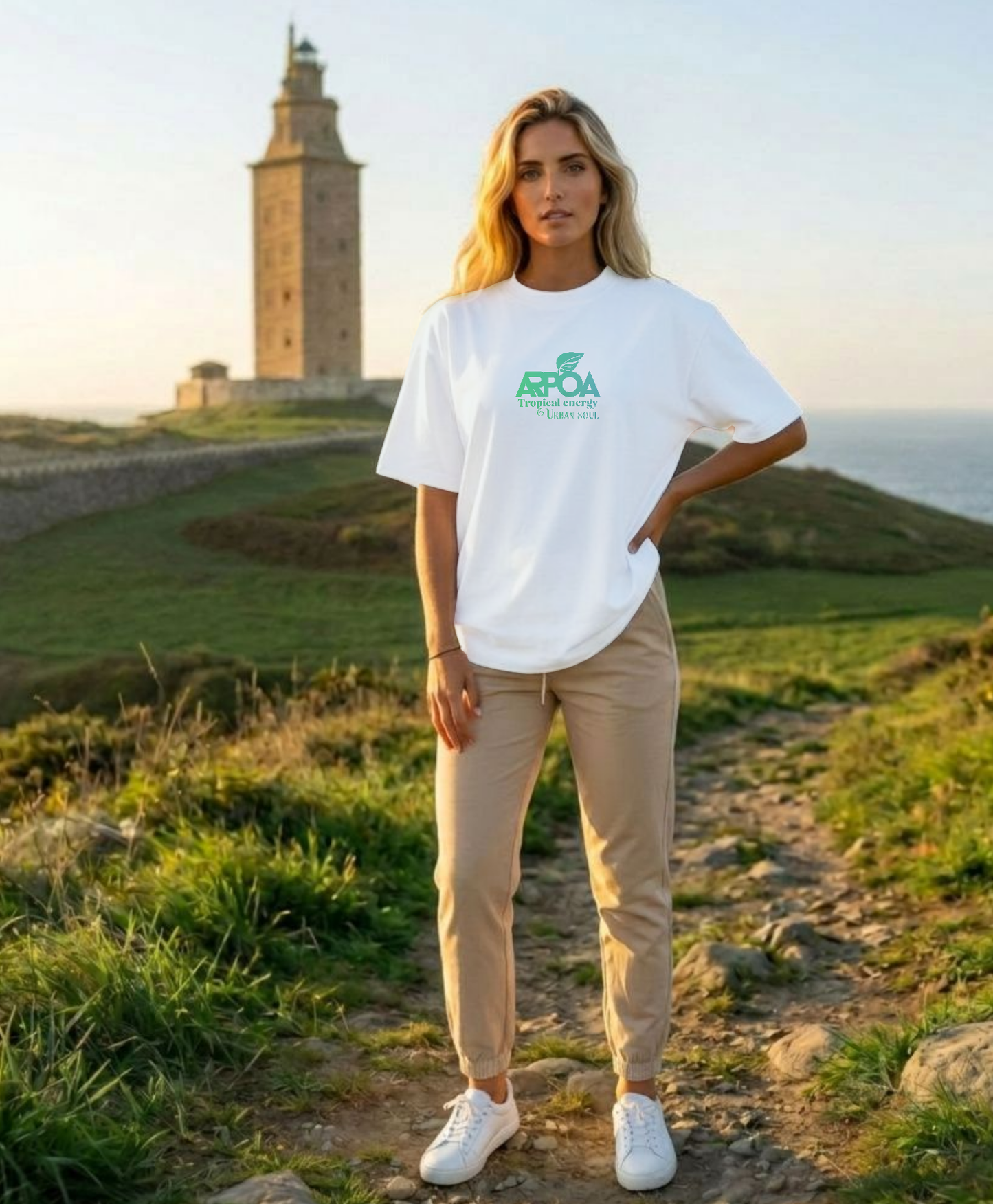 Camiseta oversized essencial ARPOA