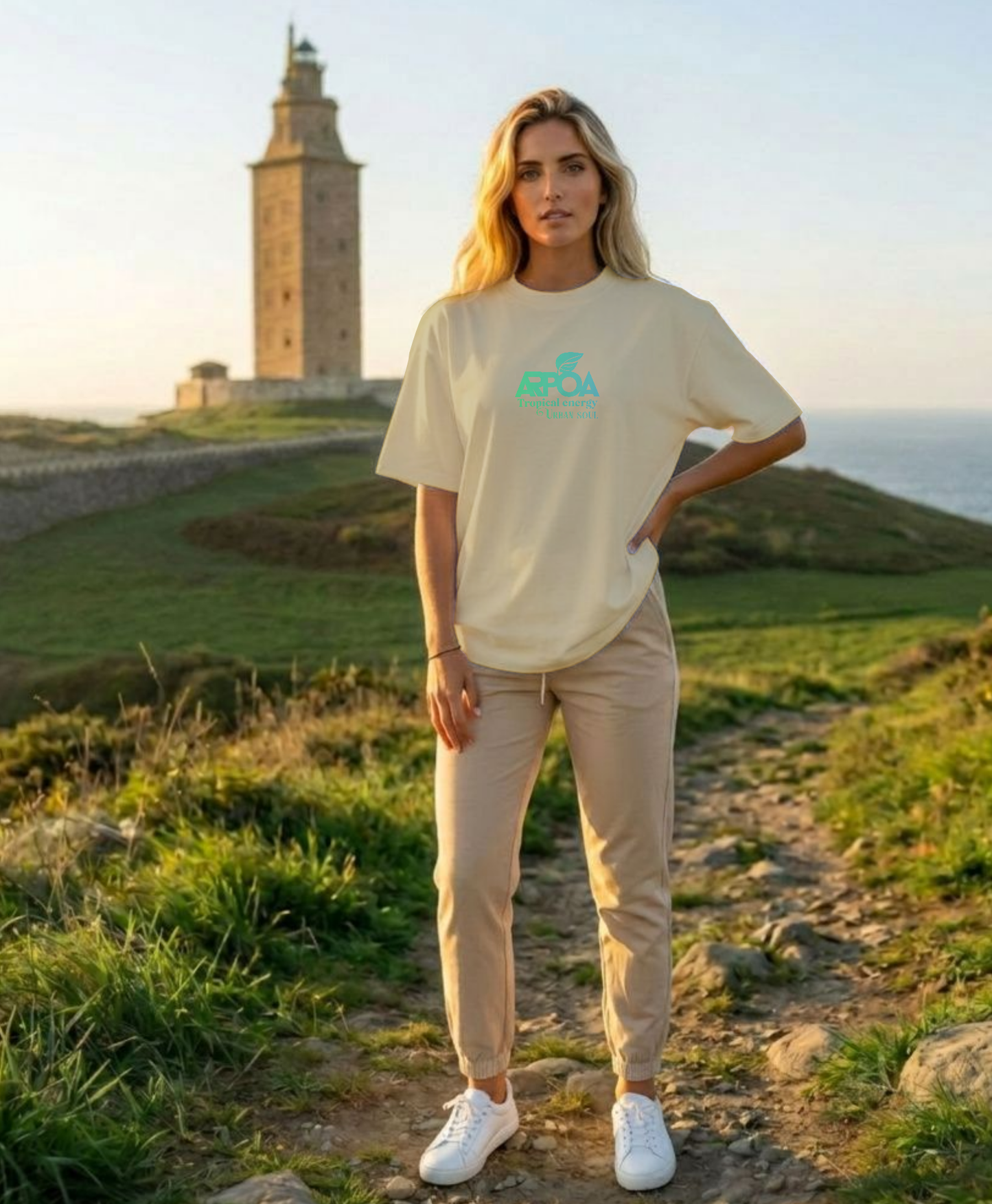 Camiseta oversized essencial ARPOA